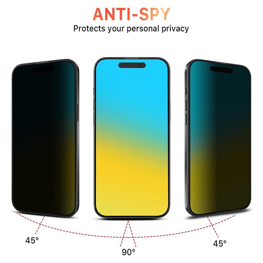 Foto 4 | Mica Vidrio Privacidad Mybat Para Iphone 16 Pro Max Protectora De Pantalla