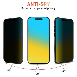 Foto 4 | Mica Vidrio Privacidad Mybat Para Iphone 16 Pro Max Protectora De Pantalla