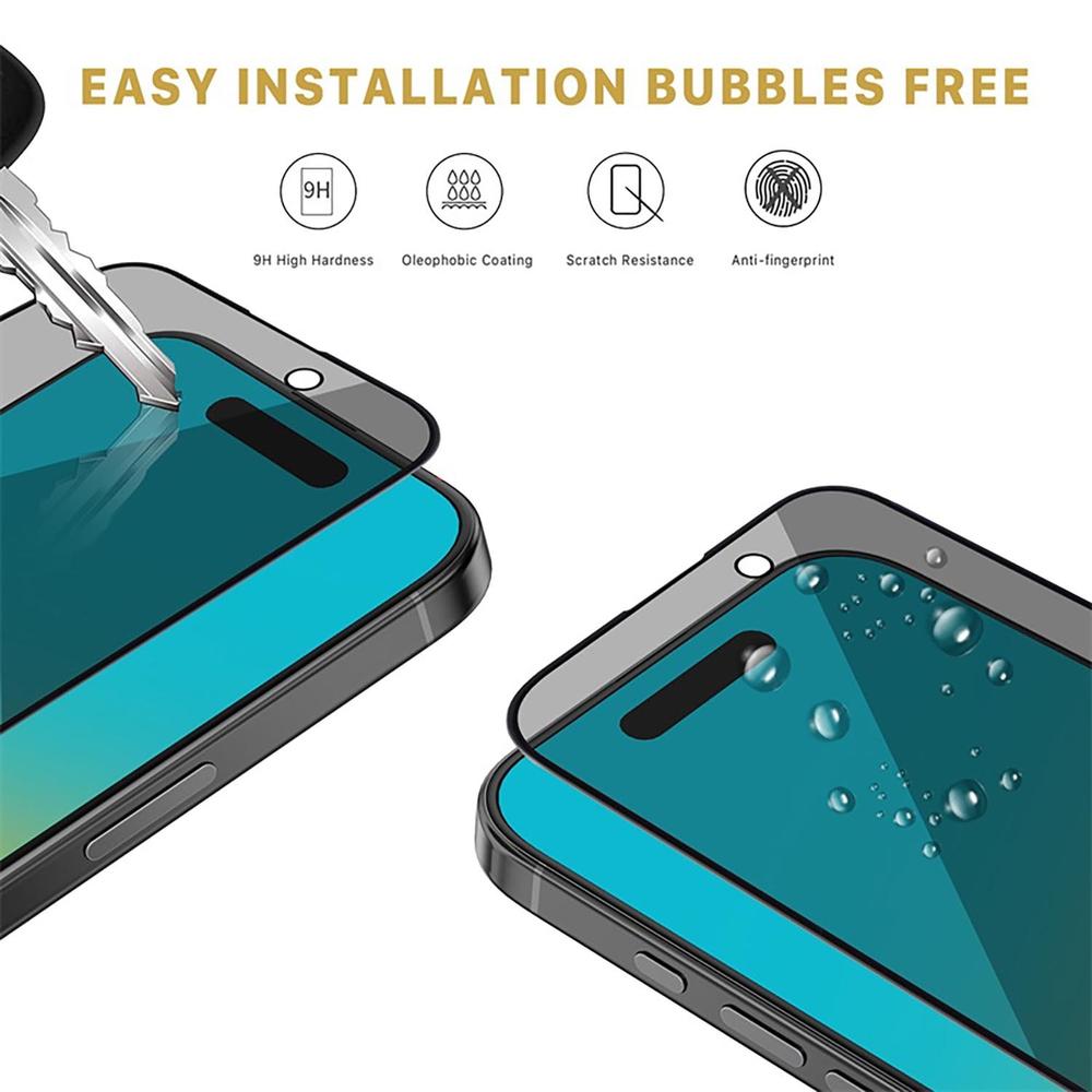 Foto 6 | Mica Vidrio Privacidad Mybat Para Iphone 16 Pro Max Protectora De Pantalla