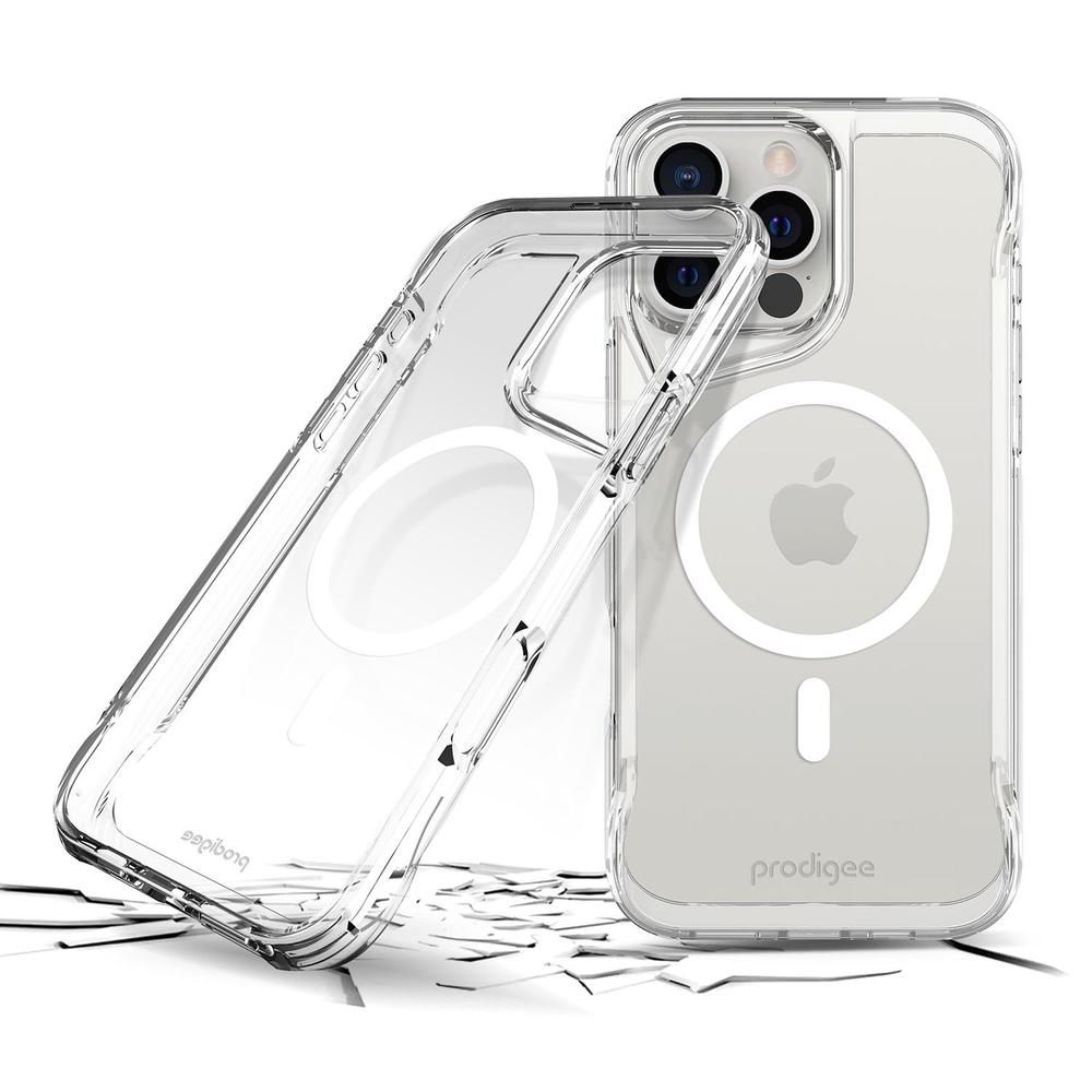Foto 3 pulgar | . Funda Prodigee Superhero Mag Para Iphone 16 Pro Max Transp Compatible Con Magsafe