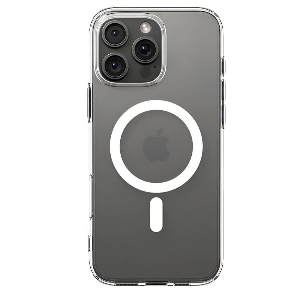 . Funda Spigen Crystal Hybrid Mag Para Iphone 16 Pro Transparente