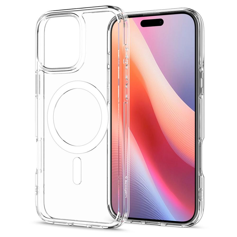 Foto 3 pulgar | . Funda Spigen Crystal Hybrid Mag Para Iphone 16 Pro Transparente