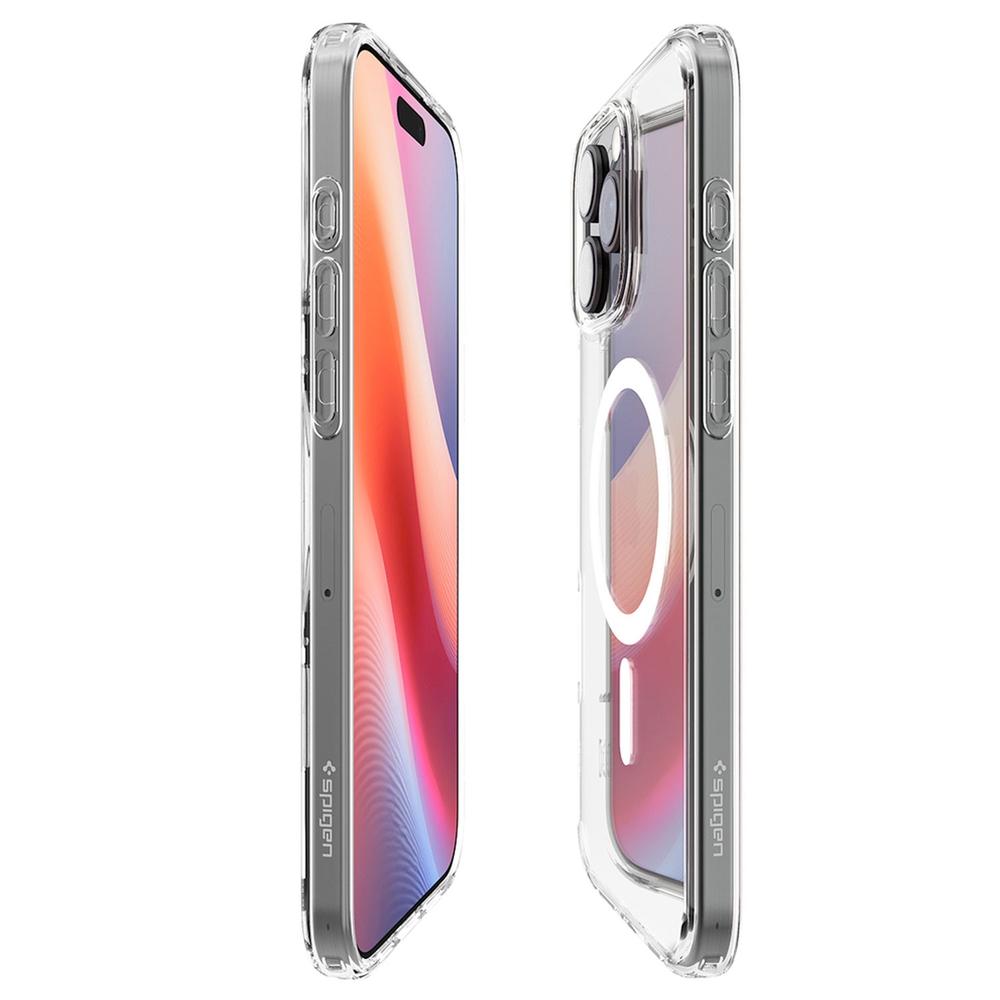 Foto 7 pulgar | . Funda Spigen Crystal Hybrid Mag Para Iphone 16 Pro Transparente