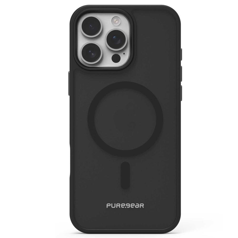 Foto 1 | . Funda Puregear Slimshell Pro Mag Para Iphone 16 Pro Max Transp Negra Compatible Con Magsafe