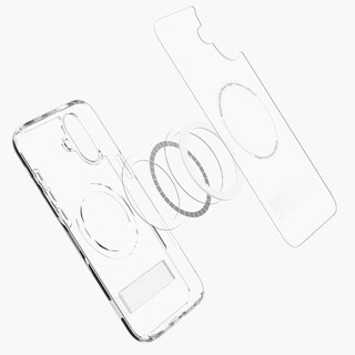 Foto 4 | . Funda Spigen Slim Armor S Magfit Para Iphone 16 Transparente