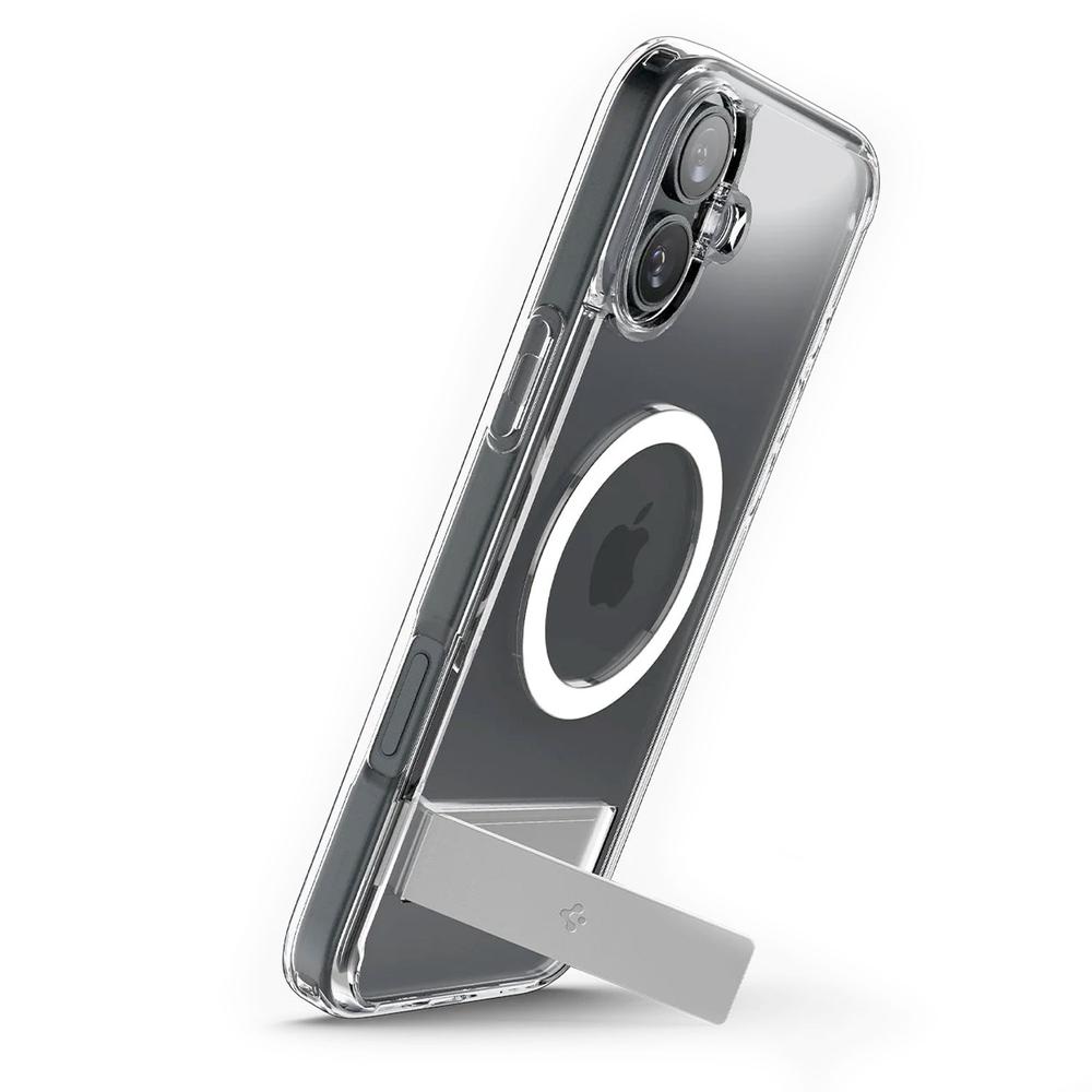 Foto 8 pulgar | . Funda Spigen Slim Armor S Magfit Para Iphone 16 Transparente