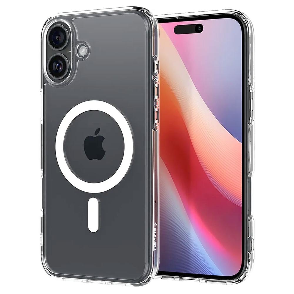 Foto 2 pulgar | . Funda Spigen Crystal Hybrid Mag Para Iphone 16 Plus Transparente