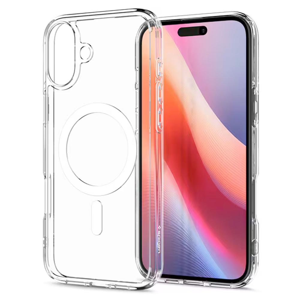 Foto 3 pulgar | . Funda Spigen Crystal Hybrid Mag Para Iphone 16 Plus Transparente