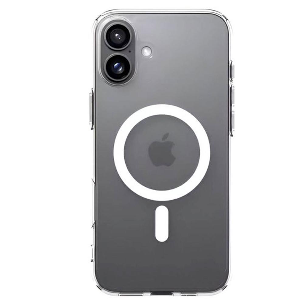 Foto 6 pulgar | . Funda Spigen Crystal Hybrid Mag Para Iphone 16 Plus Transparente