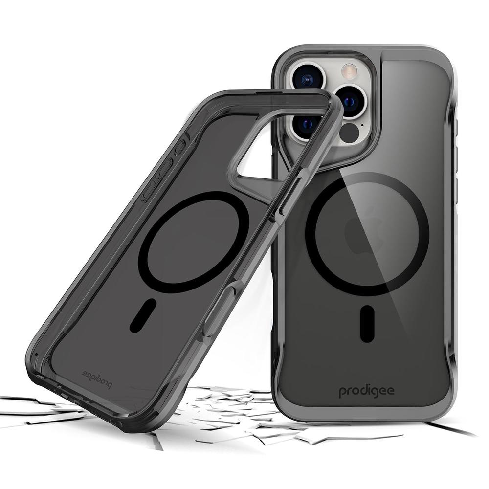 Foto 3 pulgar | . Funda Prodigee Superhero Mag Para Iphone 16 Pro Humo Compatible Con Magsafe