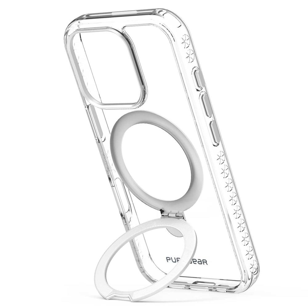 Foto 4 pulgar | . Funda Puregear Slimshell Kik Mag Para Iphone 16 Pro Max Transp Plata Compatible Con Magsafe
