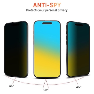 Foto 4 | Mica Vidrio Privacidad Mybat Para Iphone 16 Pro Protectora De Pantalla