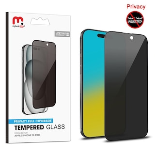 Foto 7 | Mica Vidrio Privacidad Mybat Para Iphone 16 Pro Protectora De Pantalla