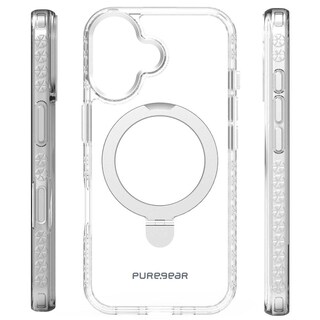 Foto 2 | . Funda Puregear Slimshell Kik Mag Para Iphone 16 Plus Transp Plata Compatible Con Magsafe