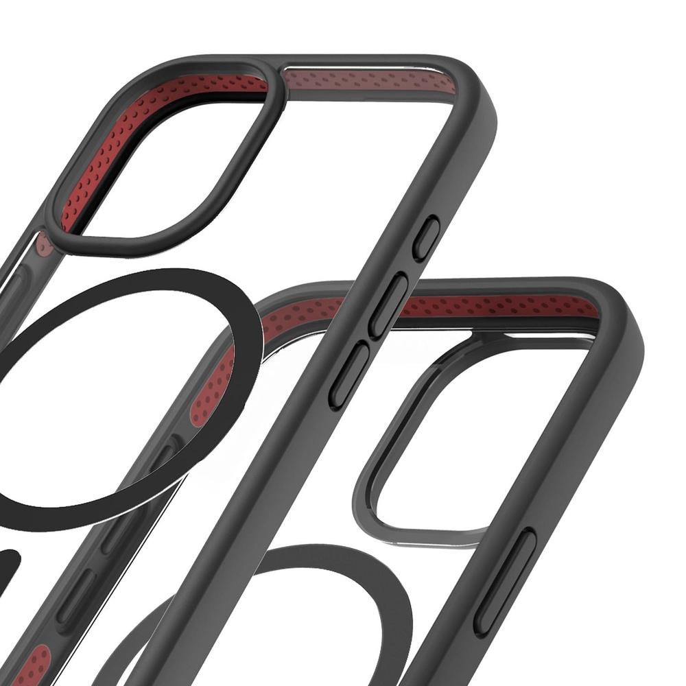 Foto 4 pulgar | . Funda Prodigee Magneteek Para Iphone 16 Negra Transparente