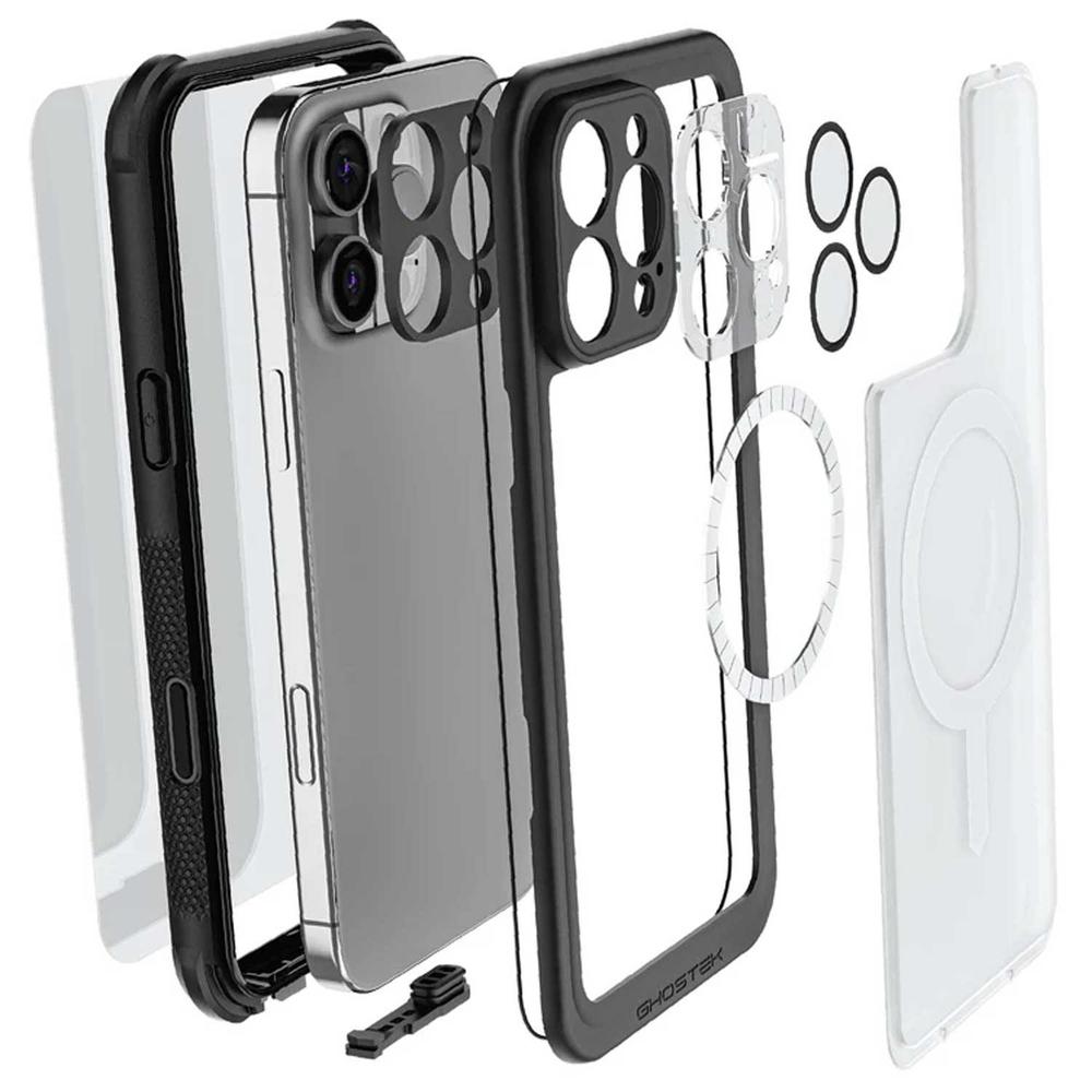 Foto 4 pulgar | . Funda Ghostek Nautical Clip Para Iphone 16 Pro Max Transp Magsafe Contra Agua