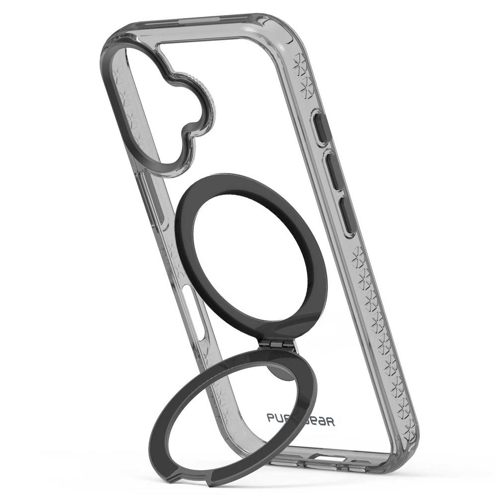 Foto 4 pulgar | . Funda Puregear Slimshell Kik Mag Para Iphone 16 Transp Negro Compatible Con Magsafe