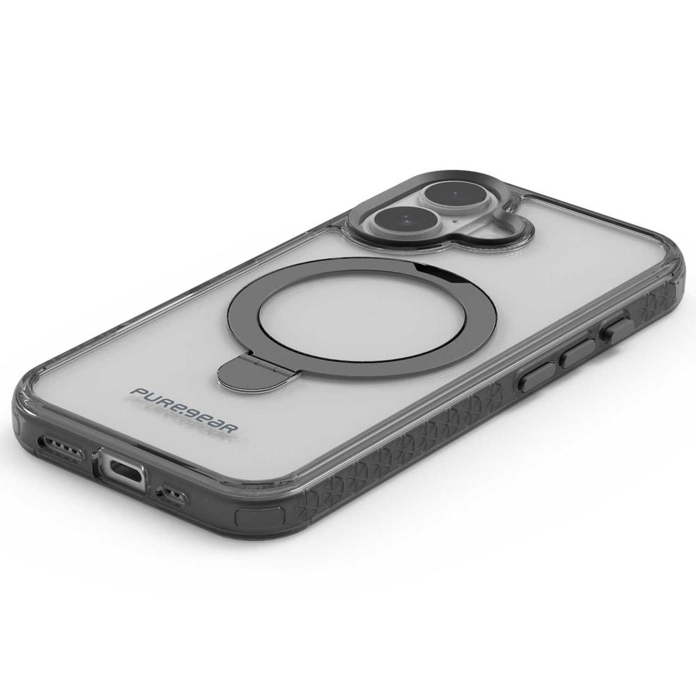 Foto 5 pulgar | . Funda Puregear Slimshell Kik Mag Para Iphone 16 Transp Negro Compatible Con Magsafe