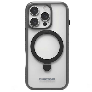 Foto 1 | . Funda Puregear Slimshell Kik Mag Para Iphone 16 Pro Transp Negro Compatible Con Magsafe
