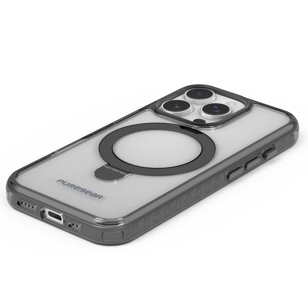 Foto 5 pulgar | . Funda Puregear Slimshell Kik Mag Para Iphone 16 Pro Transp Negro Compatible Con Magsafe