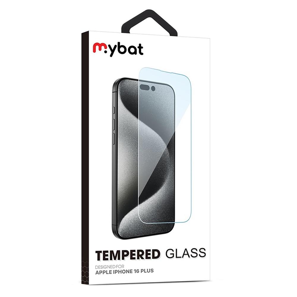 Foto 3 pulgar | Mica Vidrio Mybat Para Iphone 16 Plus Protectora De Pantalla Transparente