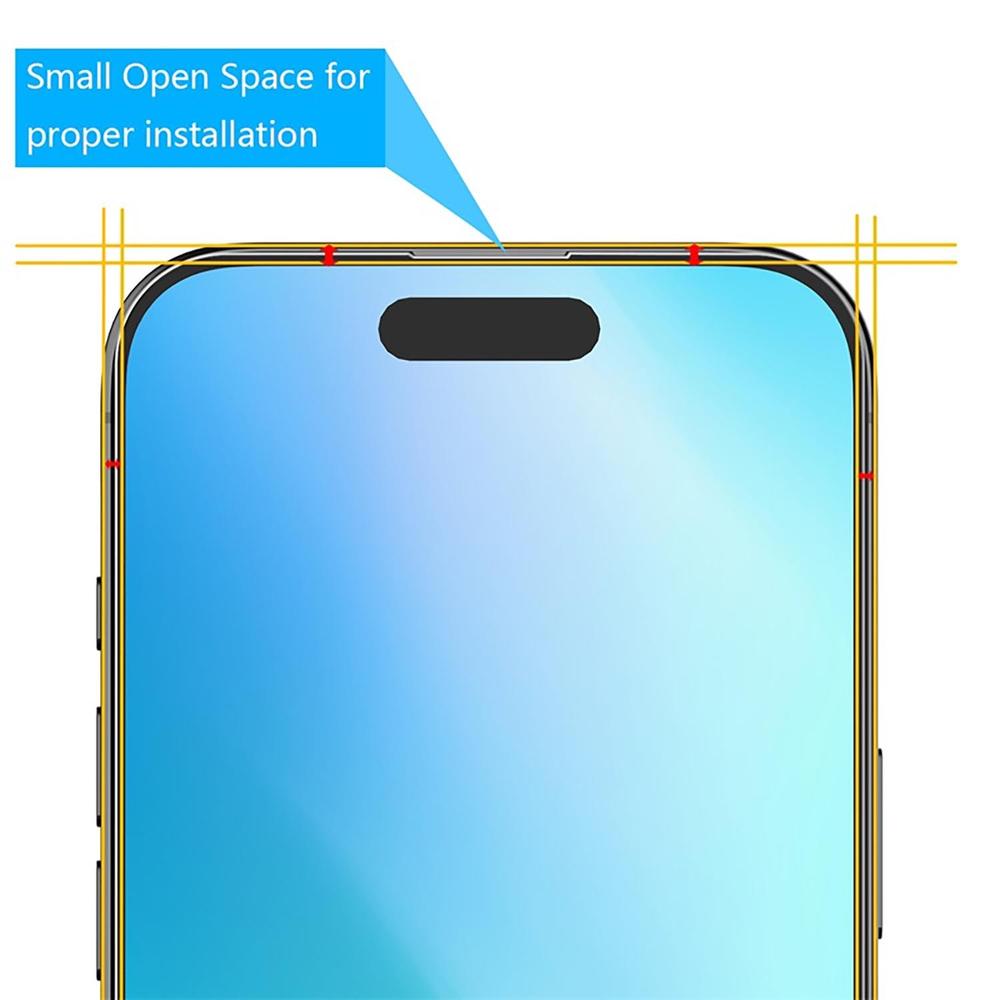 Foto 4 pulgar | Mica Vidrio Mybat Para Iphone 16 Plus Protectora De Pantalla Transparente