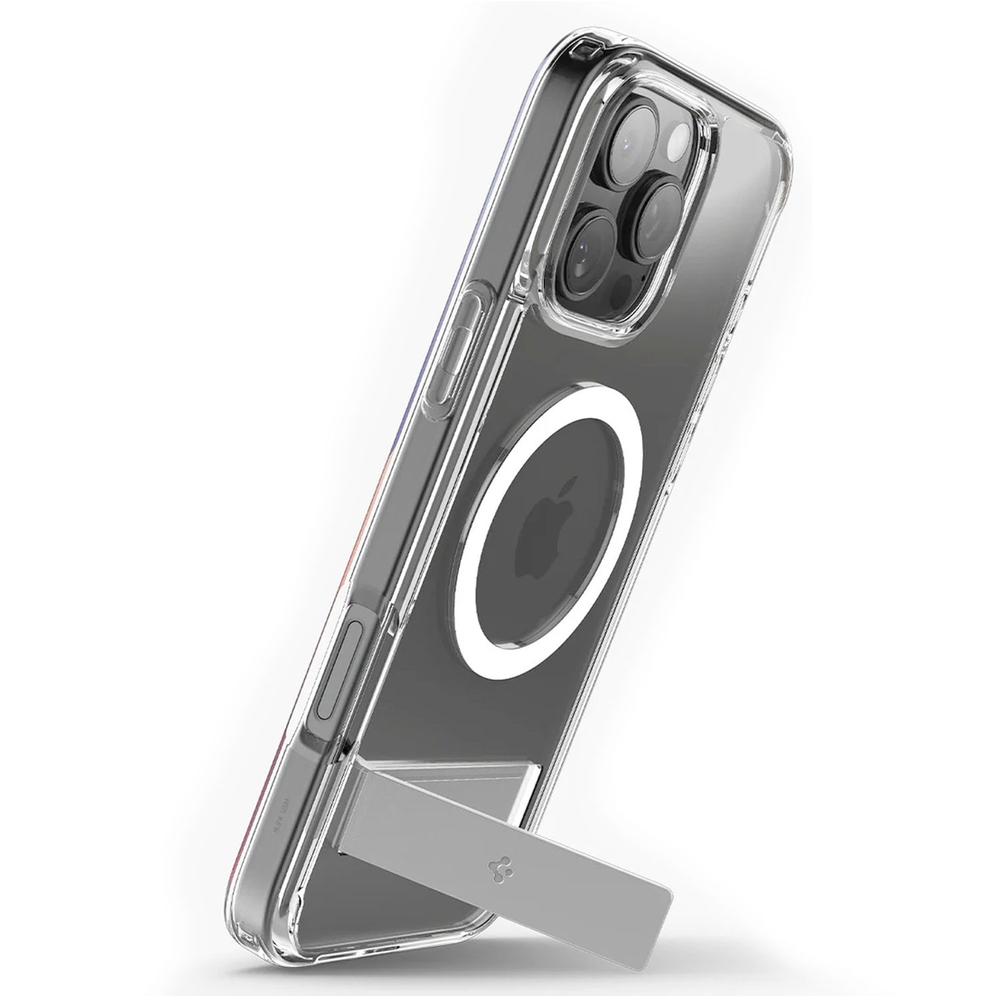 Foto 7 pulgar | . Funda Spigen Slim Armor S Magfit Para Iphone 16 Pro Transparente