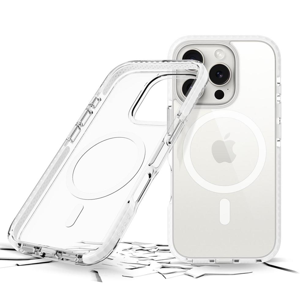 Foto 3 pulgar | . Funda Prodigee Magneteek Para Iphone 16 Pro Blanca Transparente