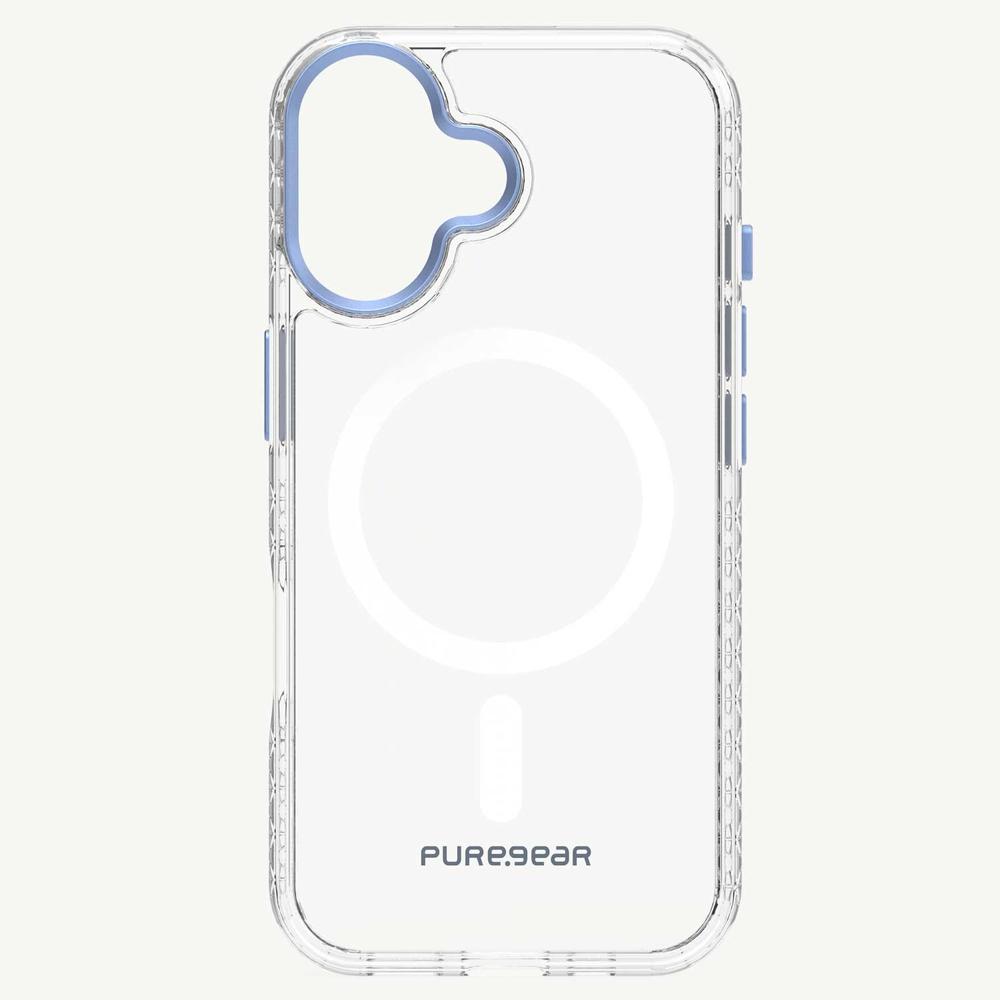 Foto 3 pulgar | . Funda Puregear Slimshell Plus Mag Para Iphone 16 Plus Transp Azul Compatible Con Magsafe