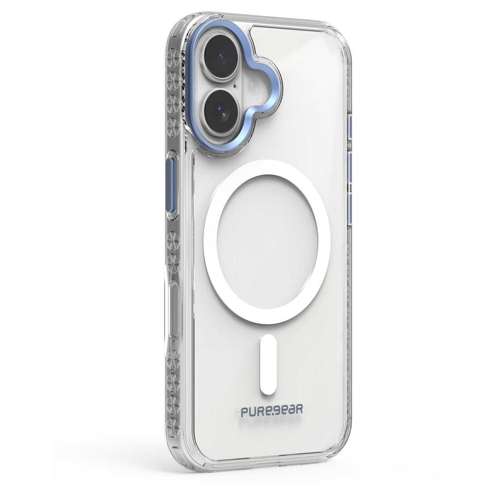 Foto 6 pulgar | . Funda Puregear Slimshell Plus Mag Para Iphone 16 Plus Transp Azul Compatible Con Magsafe