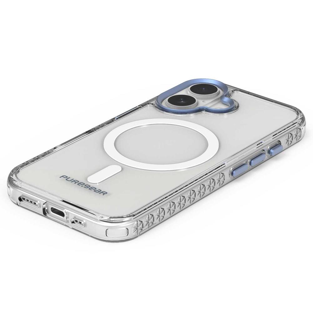 Foto 8 pulgar | . Funda Puregear Slimshell Plus Mag Para Iphone 16 Plus Transp Azul Compatible Con Magsafe