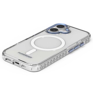 Foto 7 | . Funda Puregear Slimshell Plus Mag Para Iphone 16 Plus Transp Azul Compatible Con Magsafe