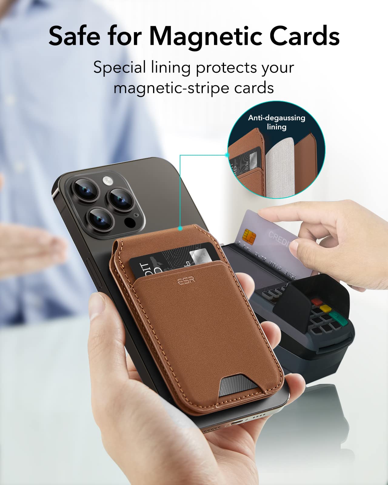 Foto 6 pulgar | Cartera Magnética Esr Halolock Para Iphone Series 16/15/14/13/12 - Venta Internacional.