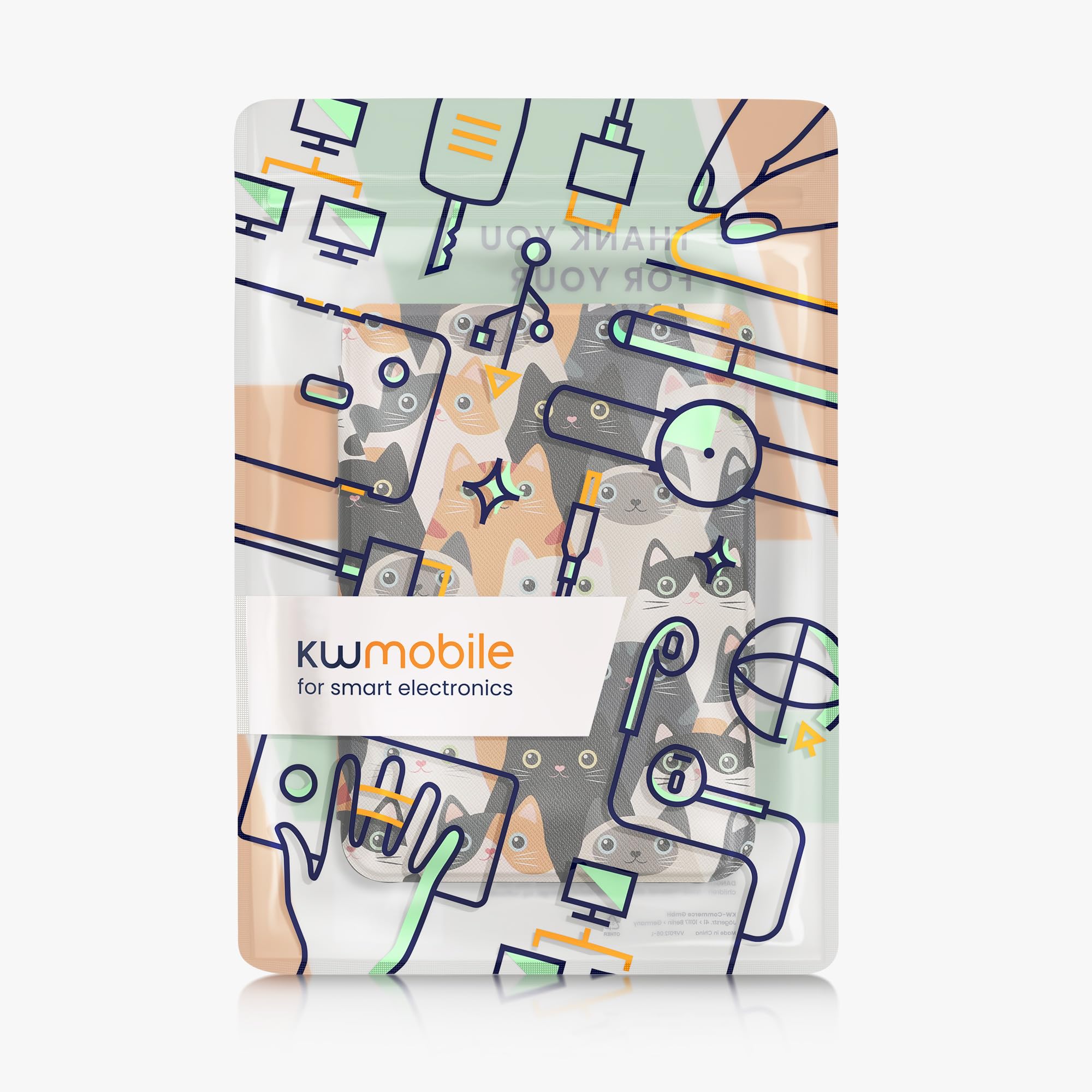 Foto 8 pulgar | Funda Kwmobile Compatible Con El Lector Electrónico Kobo Clara Bw/colour - Venta Internacional.