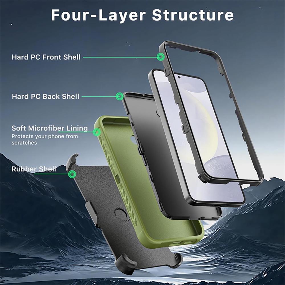 Foto 3 | . Funda Mybat Maverick Clip Para Samsung S25 Plus Verde