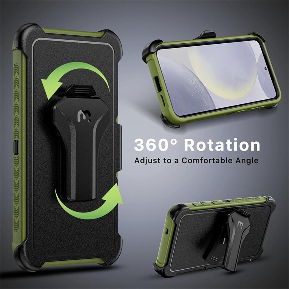 Foto 6 pulgar | . Funda Mybat Maverick Clip Para Samsung S25 Plus Verde