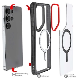 Foto 3 | . Funda Ghostek Covert Para Samsung S25 Ultra Humo