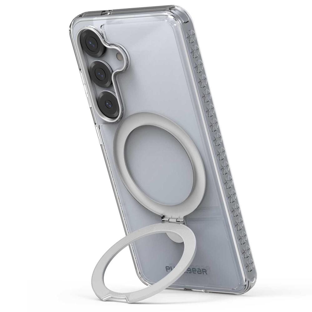 Foto 6 pulgar | . Funda Puregear Slimshell Kik Mag Para Samsung S25 Plus Transp Plata Compatible Con Magsafe