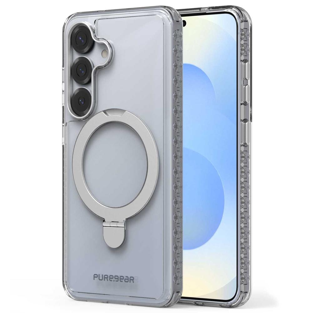 Foto 7 pulgar | . Funda Puregear Slimshell Kik Mag Para Samsung S25 Plus Transp Plata Compatible Con Magsafe