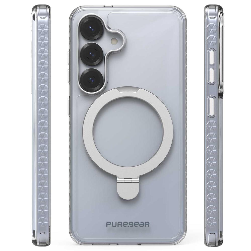 Foto 8 pulgar | . Funda Puregear Slimshell Kik Mag Para Samsung S25 Plus Transp Plata Compatible Con Magsafe