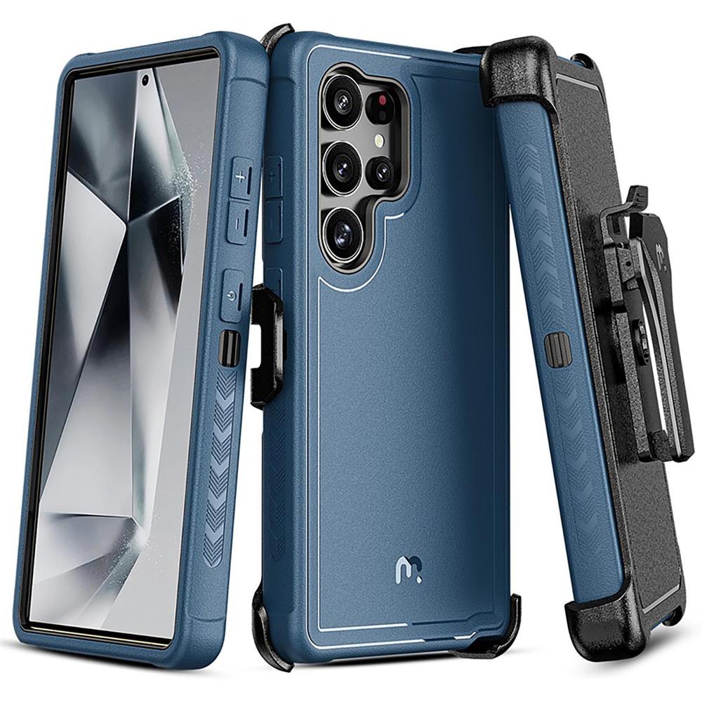 Foto 2 pulgar | . Funda Mybat Maverick Clip Para Samsung S25 Ultra Azul