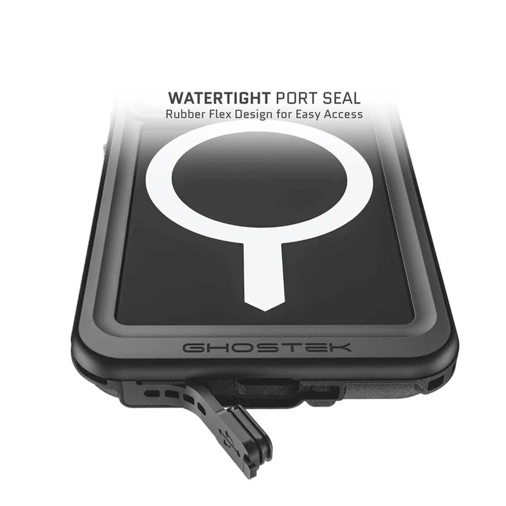 Foto 5 pulgar | . Funda Ghostek Nautical Para Samsung S25 Plus Negro Transp Contra Agua
