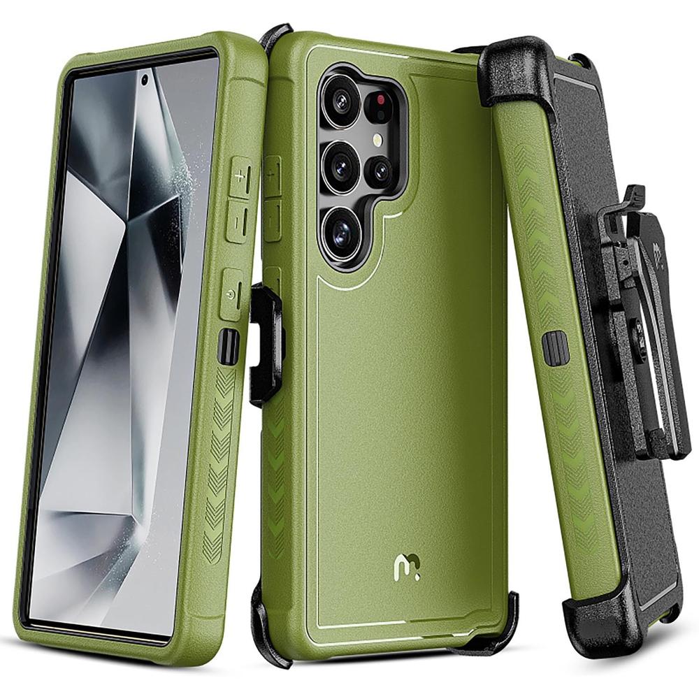 Foto 2 pulgar | . Funda Mybat Maverick Clip Para Samsung S25 Ultra Verde
