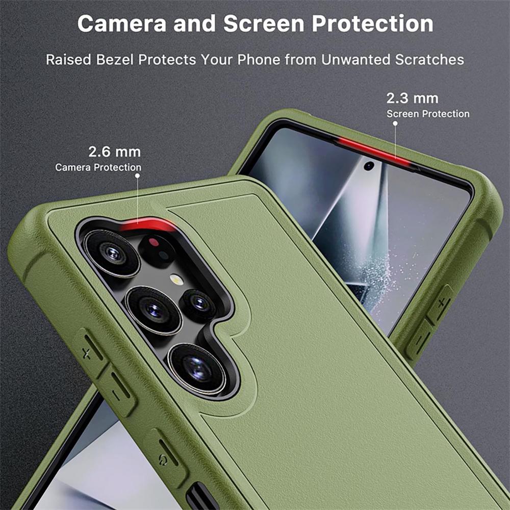 Foto 5 pulgar | . Funda Mybat Maverick Clip Para Samsung S25 Ultra Verde