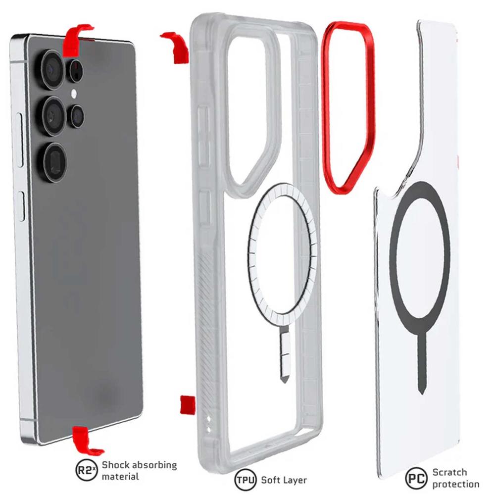Foto 5 pulgar | . Funda Ghostek Covert Para Samsung S25 Ultra Translucida