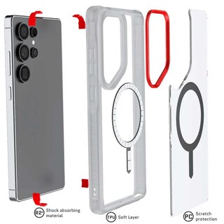 Foto 4 | . Funda Ghostek Covert Para Samsung S25 Ultra Translucida