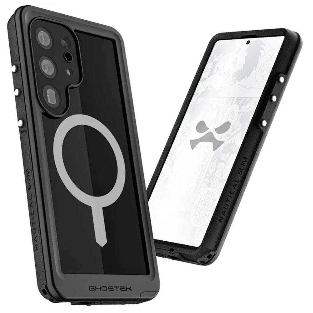 Foto 2 pulgar | . Funda Ghostek Nautical Para Samsung S25 Ultra Negro Transp Contra Agua