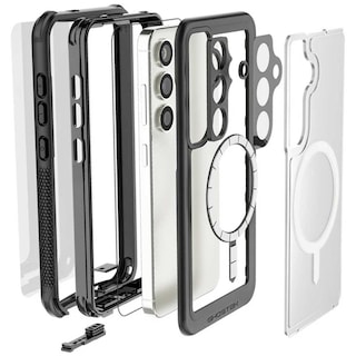 Foto 3 | . Funda Ghostek Nautical Clip Para Samsung S25 Plus Transp Negra Magsafe Contra Agua