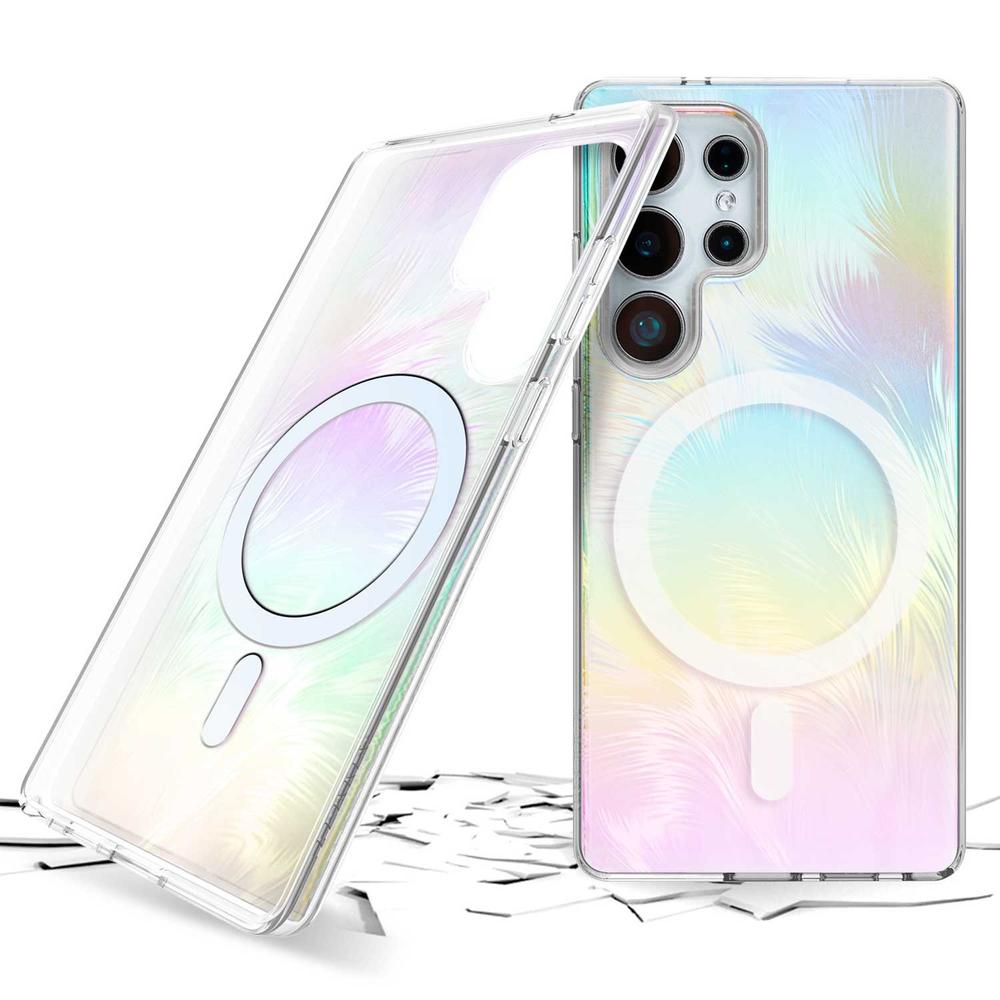 Foto 3 pulgar | . Funda Prodigee Pampas Mag Para Samsung S25 Ultra Ice Compatible Con Magsafe