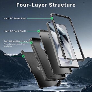 Foto 3 | . Funda Mybat Maverick Clip Para Samsung S25 Ultra Negra